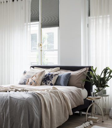 Transparante gordijnen slaapkamer