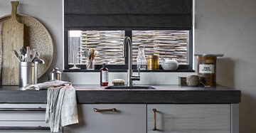Inspiratie voor in de keuken raamdecoratie bij jouw interieur Topppoint vouwgordijn Sol BO