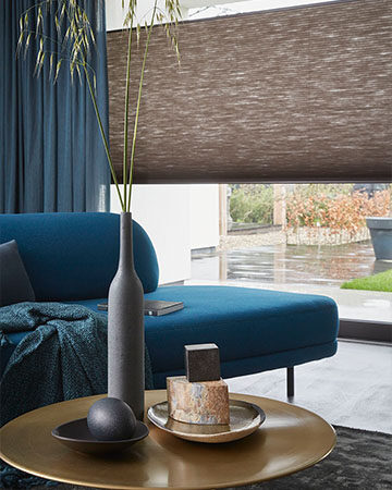 Isolerende raamdecoratie; een warm huis in de winter Toppoint gordijn Combo en Duette AO20 7828