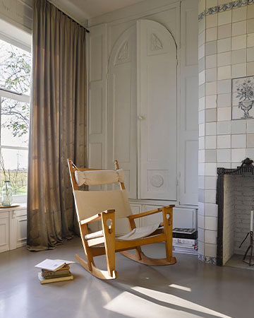 Velours, warm en sfeervol Toppoint gordijn Hosta
