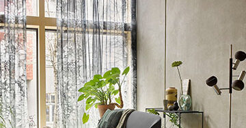 Inspiratie, gordijnen met prints Toppoint gordijn Bloem