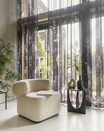 Inspiratie, gordijnen met prints Toppoint gordijn Rosales