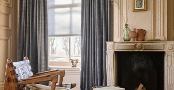 Raamdecoratie in een romantisch interieur 2