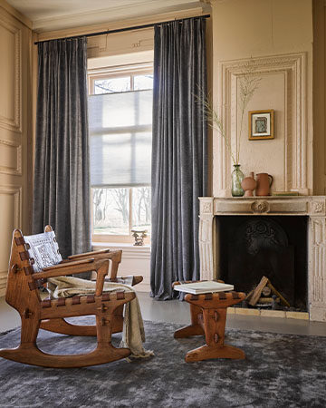 Raamdecoratie in een romantisch interieur 2